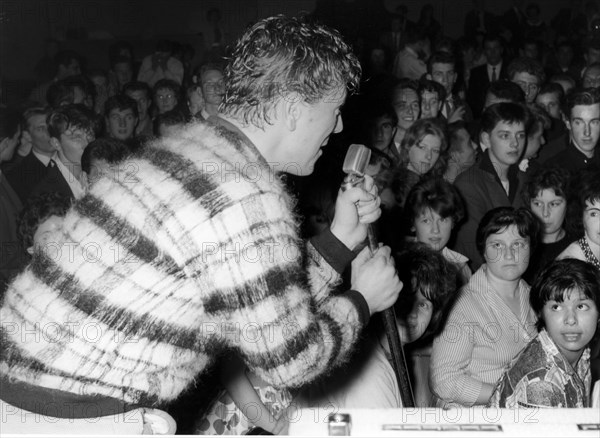 Gene Vincent, Rex Ballroom, Cambridge, 1961. Creator: Brian Foskett.