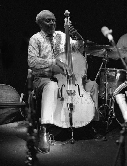 Percy Heath, Ronnie Scott's, London, Nov 1999. Creator: Brian O'Connor.