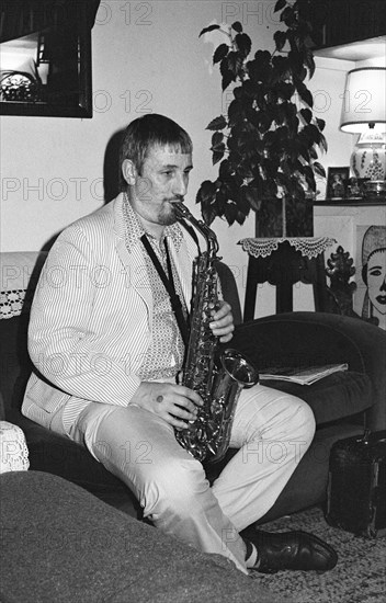 Peter King, At home, London, 1985. Creator: Brian O'Connor.