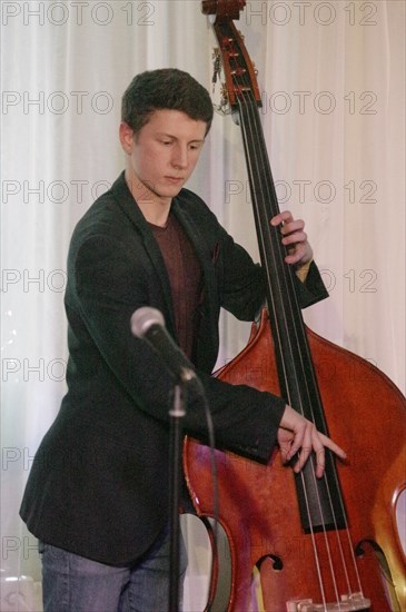 James Owston, Xhosa Cole Quartet, Watermill Jazz Club, Dorking, Surrey, 21 Jan 2020. Creator: Brian O'Connor.