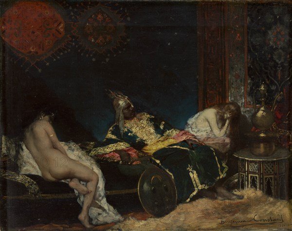 The Serbian Concubine (Un Envoi de Serbie), 1876. Creator: Jean Joseph Benjamin Constant.