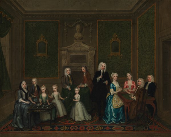 The Strong Family, 1732. Creators: Charles Philips, Edward Strong.