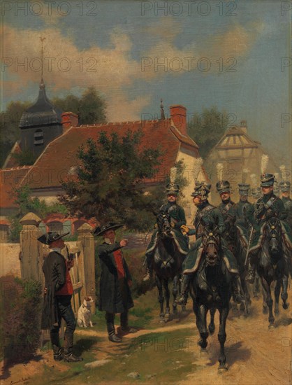 Gendarmes d'Ordonnance, 1894. Creator: Jean Baptiste Edouard Detaille.