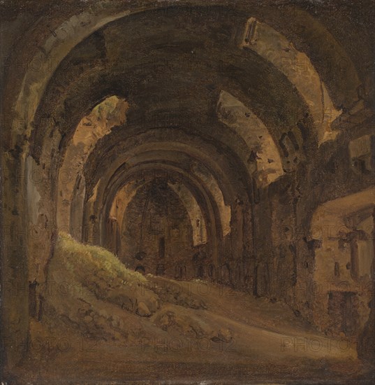 Vaulted Interior. Creator: Francois-Marius Granet.