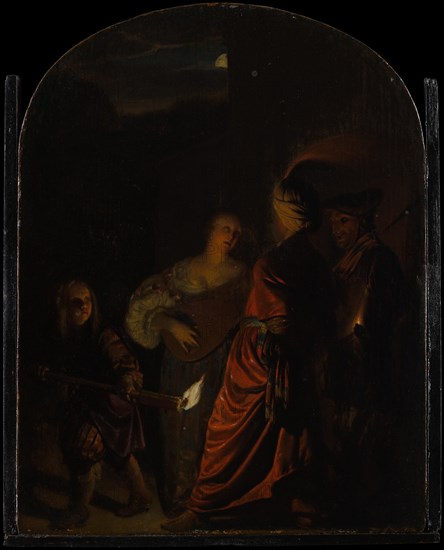 The Serenade, ca. 1678-80. Creator: Frans van Mieris.