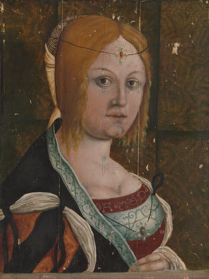 Portrait of an Italian Woman. Creator: Unknown.