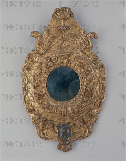 Tondo mirror frame, ca. 1490-1500. Creator: Italian, Siena .