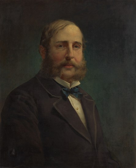 Self-portrait, 1870-80. Creator: Jacob Hart Lazarus.