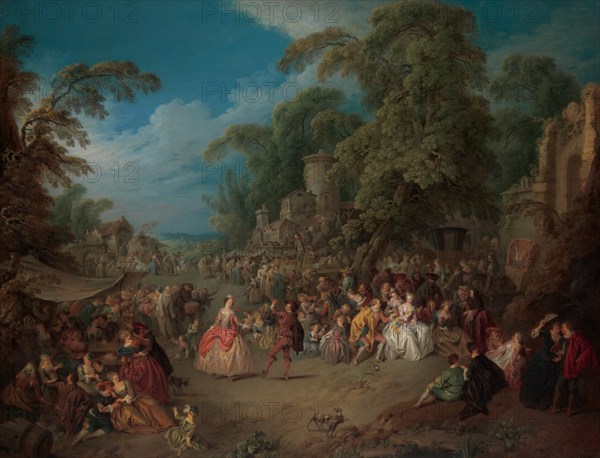 The Fair at Bezons, ca. 1733. Creator: Jean-Baptiste Pater.