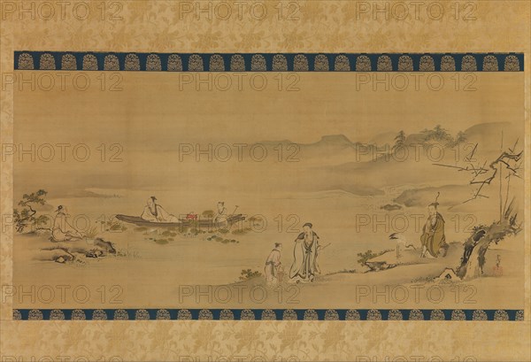 Four Admirers , late 17th-early 18th century. Creator: Kanô Yôboku Tsunenobu.