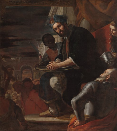 Pilate Washing His Hands, 1663. Creator: Mattia Preti.