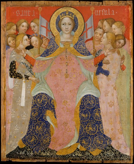 Saint Ursula and Her Maidens, ca. 1410. Creator: Niccolò di Pietro.