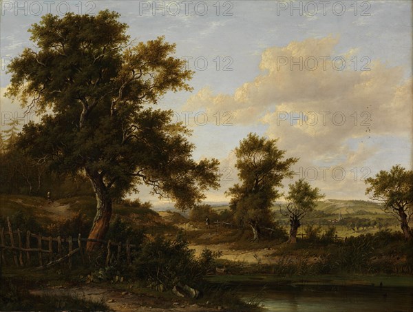 Near Penshurst, Kent, 1828. Creator: Patrick Nasmyth.