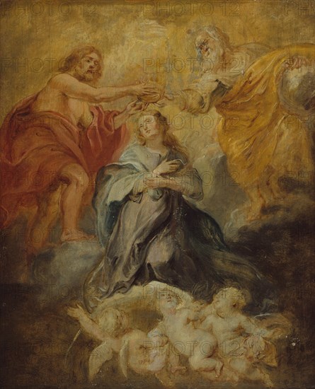 The Coronation of the Virgin, ca. 1632-33. Creator: Peter Paul Rubens.