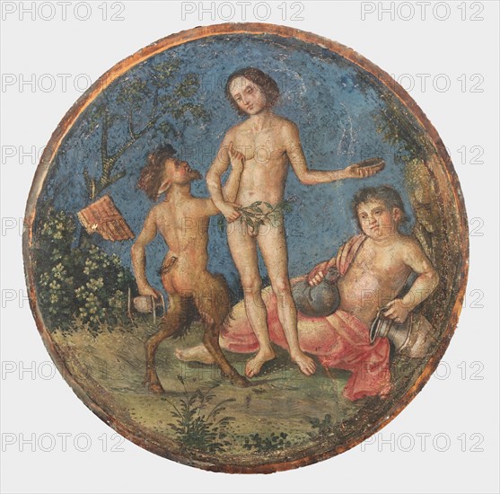 Bacchus, Pan and Silenus, ca. 1509. Creator: Bernardino Pinturicchio.