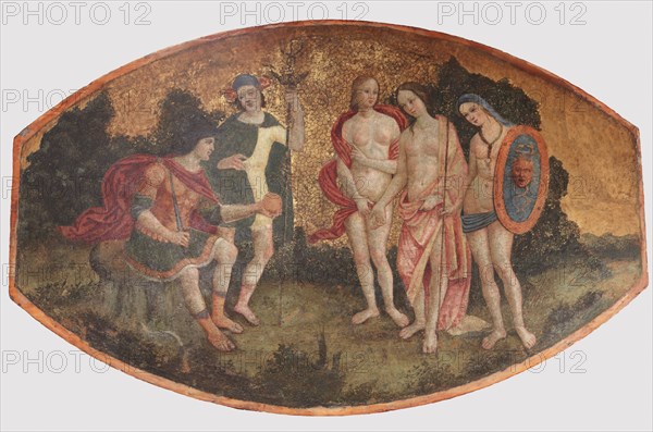 Judgment of Paris, ca. 1509. Creator: Bernardino Pinturicchio.