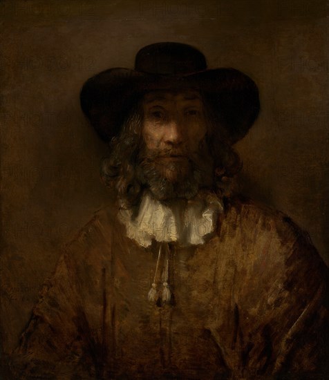 Man with a Beard. Creator: Style of Rembrandt (17th century or later).