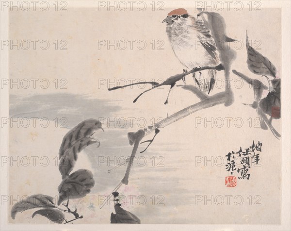 Animals, Flowers and Birds, 19th century. Creator: Ren Yi.