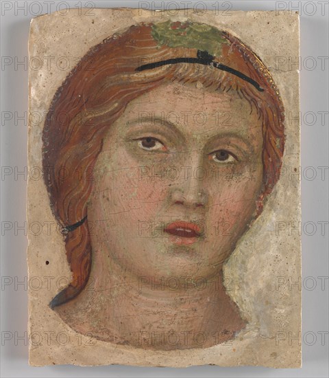 Head of an Angel in Full Face, ca. 1397. Creator: Taddeo di Bartolo.