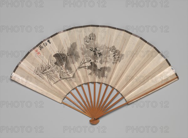 Peony, 19th century. Creator: Takahashi Sohei.