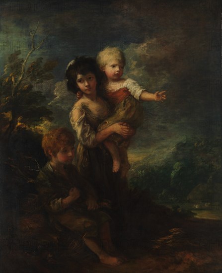 Cottage Children (The Wood Gatherers), 1787. Creator: Thomas Gainsborough.