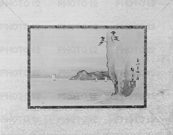 Honmoku Bay of Musashi Province, 19th century. Creator: Ando Hiroshige.
