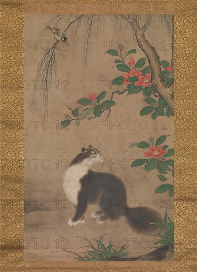 Musk Cat, second half of the 16th century. Creator: Uto Gyoshi.