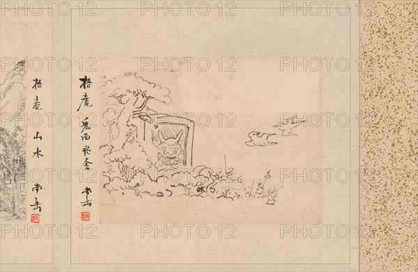 Album of Fifty-four Sketches, 19th century. Creator: Watanabe Kazan.