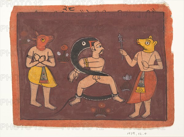 Folk Painting, 1725. Creator: Unknown.