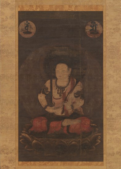 The Bodhisattva Manjushri (Monju Bosatsu), 13th century. Creator: Unknown.