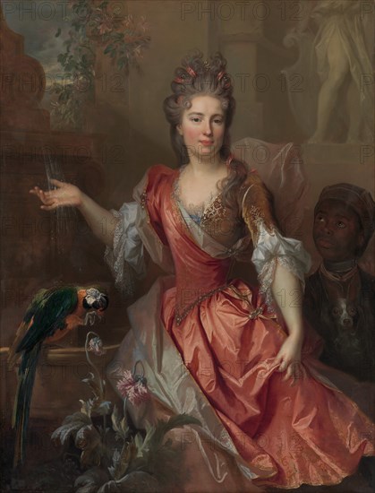 Portrait of a Woman, Possibly Madame Claude Lambert de Thorigny..., 1696. Creator: Nicolas de Largilliere.