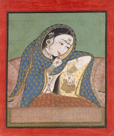 Melancholy Courtesan, ca. 1750. Creator: Unknown.