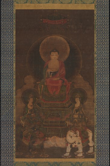 Shaka (Shakyamuni) Triad, 13th century. Creator: Unknown.