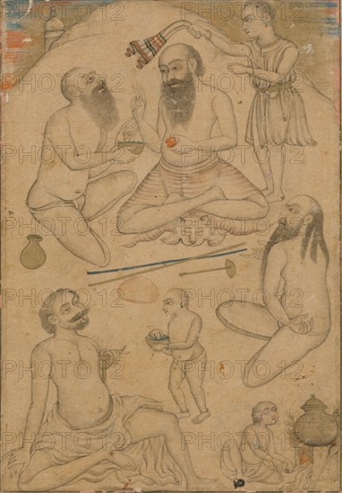 An Encampment of Yogis, ca. 1660. Creator: Unknown.