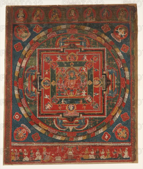 Vasudhara Mandala, dated to 1777 (Samvat 897). Creator: Unknown.