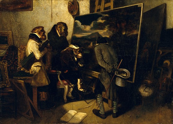 The Experts, 1837. Creator: Alexandre Gabriel Decamps.