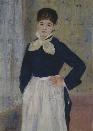 A Waitress at Duval's Restaurant, ca. 1875. Creator: Pierre-Auguste Renoir.