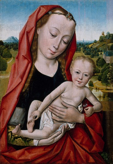 Virgin and Child, 1475-99. Creator: Workshop of Dieric Bouts (Netherlandish, Haarlem, active by 1457-died 1475).