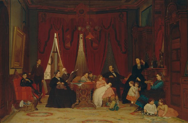 The Hatch Family, 1870-71. Creator: Eastman Johnson.