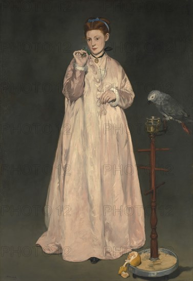 Young Lady in 1866, 1866. Creator: Edouard Manet.