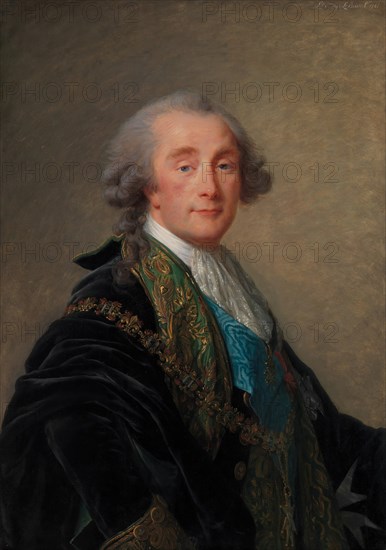 Alexandre Charles Emmanuel de Crussol-Florensac (1743-1815), 1787. Creator: Elisabeth Louise Vigee-LeBrun.