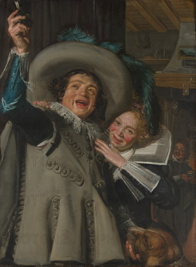 Young Man and Woman in an Inn, 1623. Creator: Frans Hals.