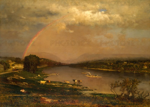 Delaware Water Gap, 1861. Creator: George Inness.