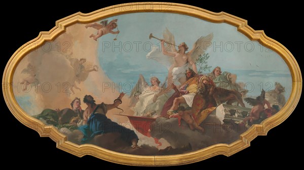 The Glorification of the Barbaro Family, ca. 1750. Creator: Giovanni Battista Tiepolo.