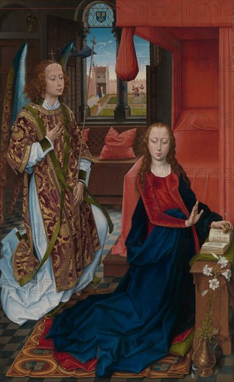 The Annunciation, ca. 1465-70. Creator: Hans Memling.