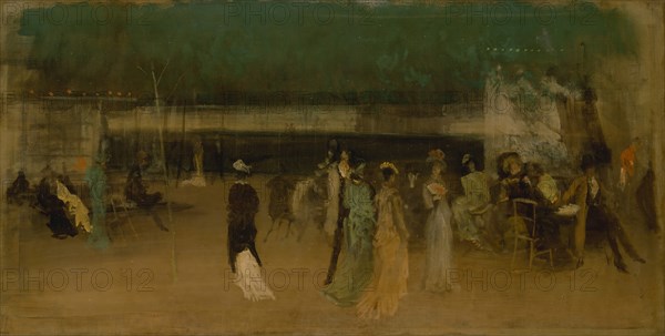 Cremorne Gardens, No. 2, ca. 1870-80. Creator: James Abbott McNeill Whistler.