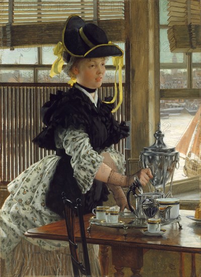 Tea, 1872. Creator: James Tissot.