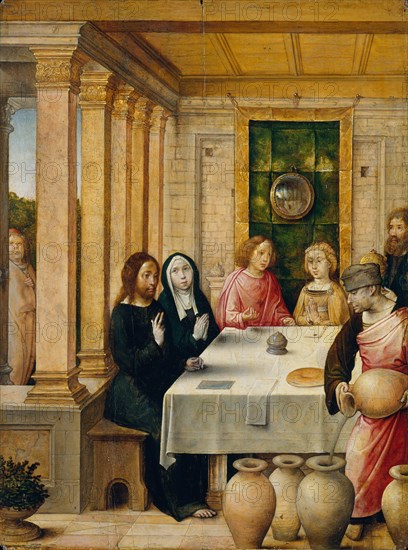 The Marriage Feast at Cana, ca. 1500-1504. Creator: Juan de Flandes, the Elder.