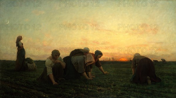 The Weeders, 1868. Creator: Jules Breton.