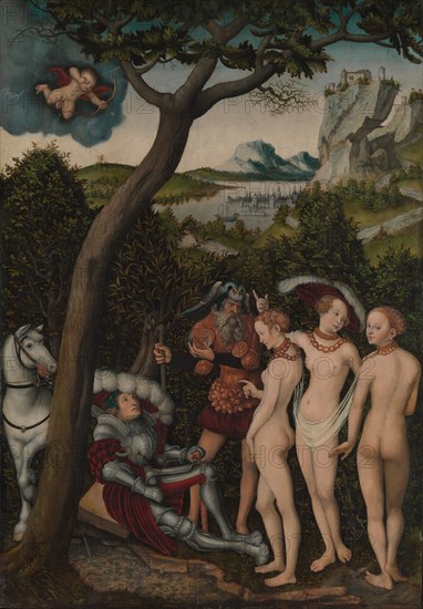 The Judgment of Paris, ca. 1528. Creator: Lucas Cranach the Elder.